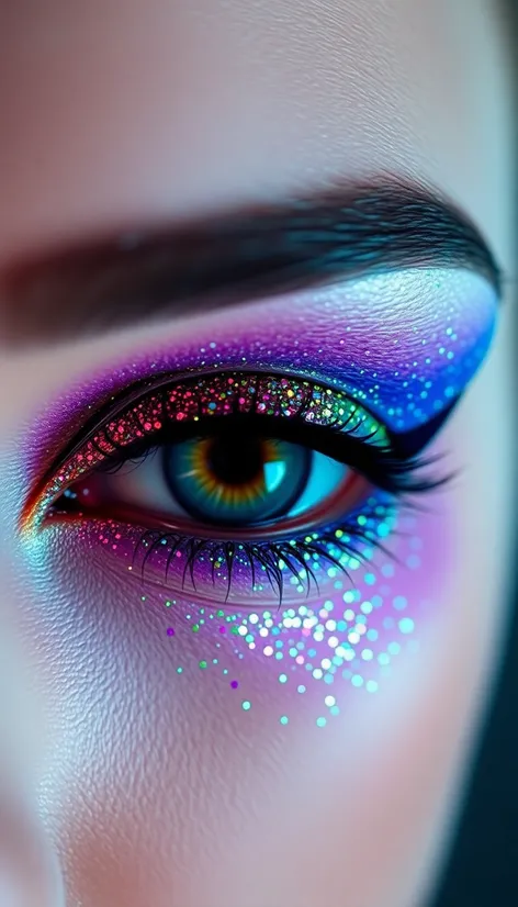 glitter makeup eye