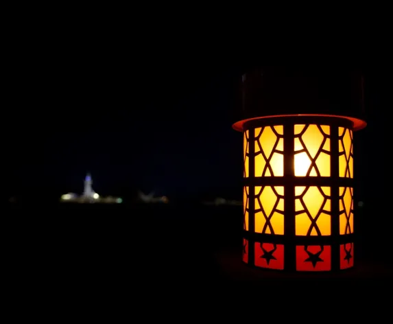 enoshima sea candle night