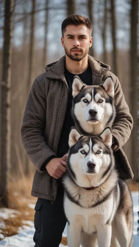 husky man