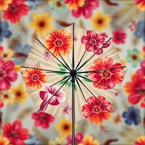 floral seamless umbrella texture