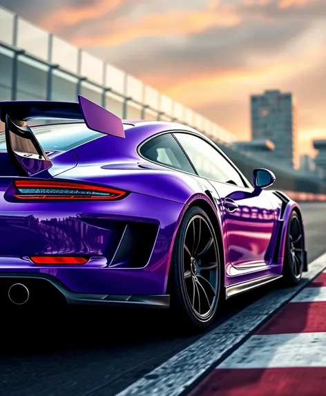 porche gt3 rs purple