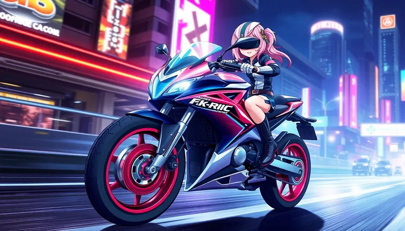 motor cycle anime