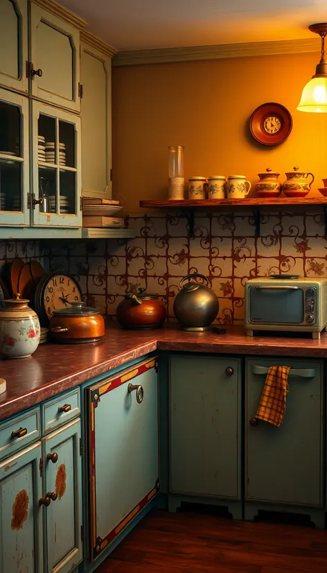 vintage retro kitchen appliances