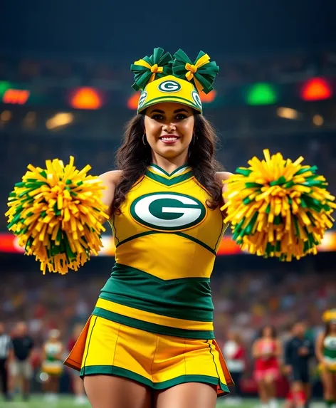 green bay packer cheerleader