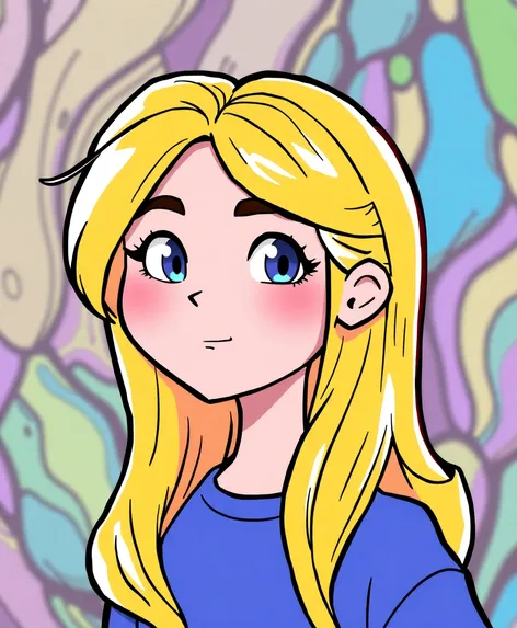 blonde animated pfp