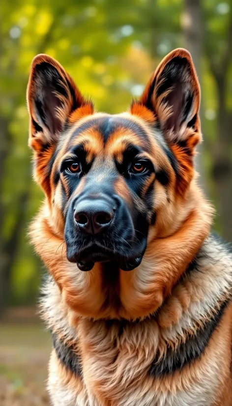 german shepherd and mastiff