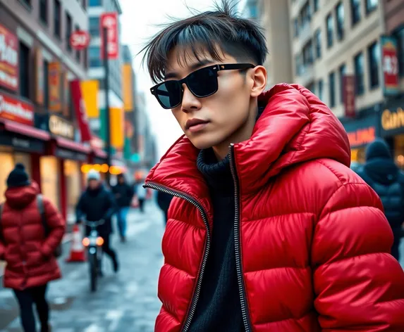 asian puffer jacket