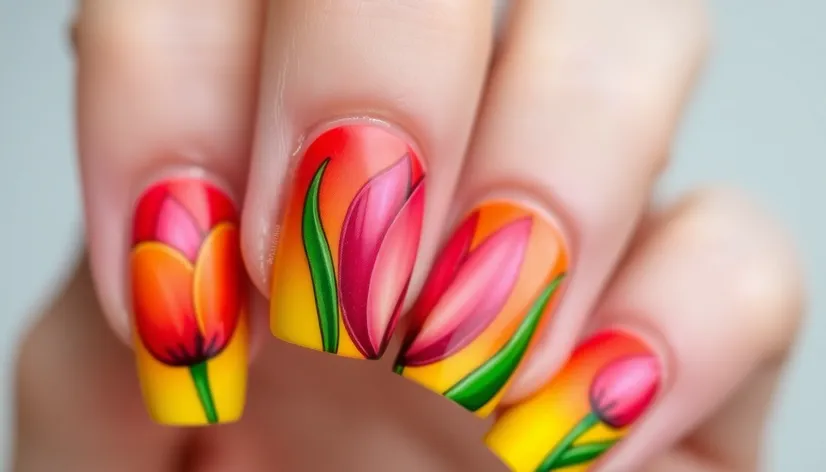 tulip nails