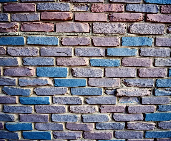 blue wall brick