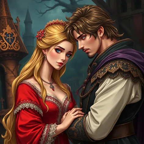 fantasy couple art