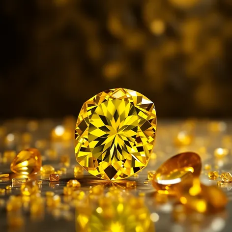 yellow precious stone