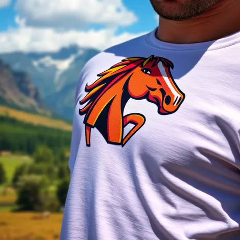 shirt logo with horse