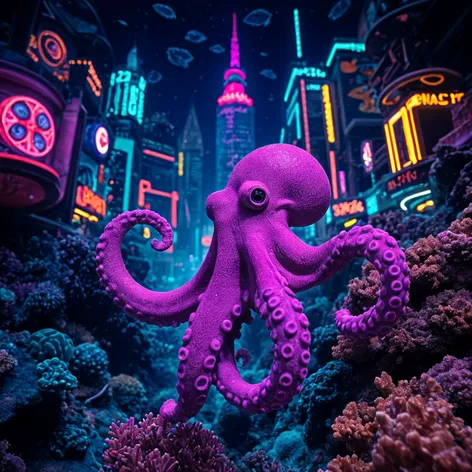 purple octopus