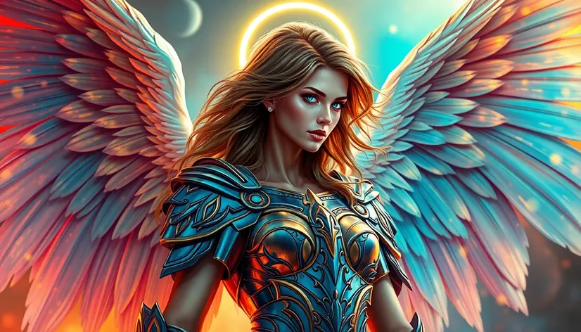 female archangel warrior