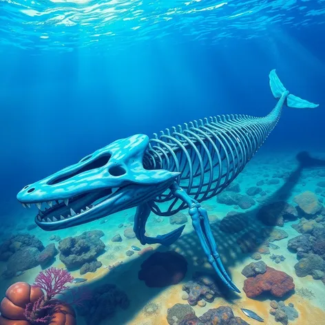 blue whale skeleton