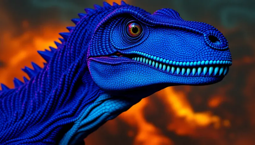 velociraptor blue