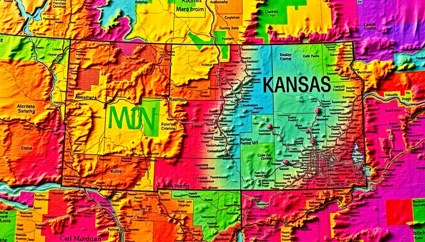 kansas state map usa