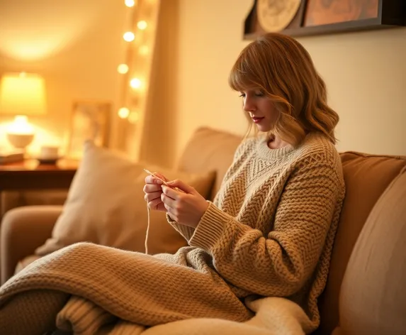 taylor swift knitting