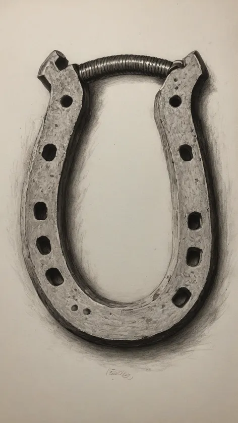 horseshoe drawing