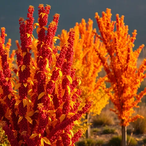 sumac trees