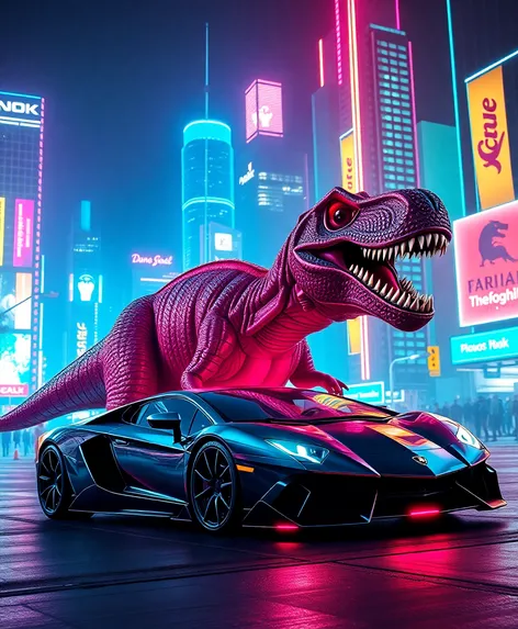 lamborghini dinosaur