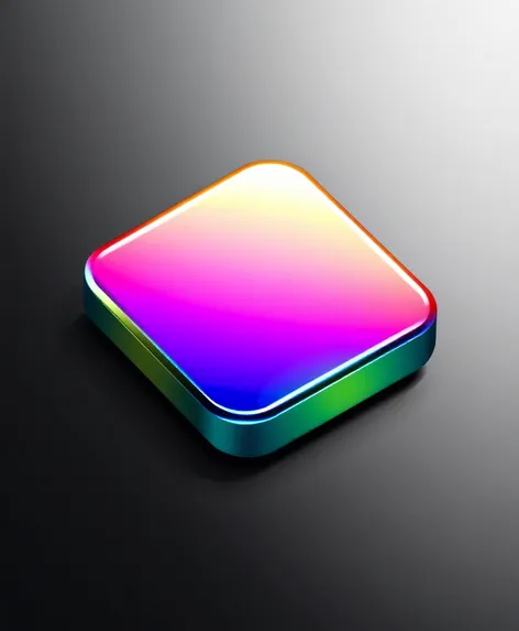 square 4 icon 3d