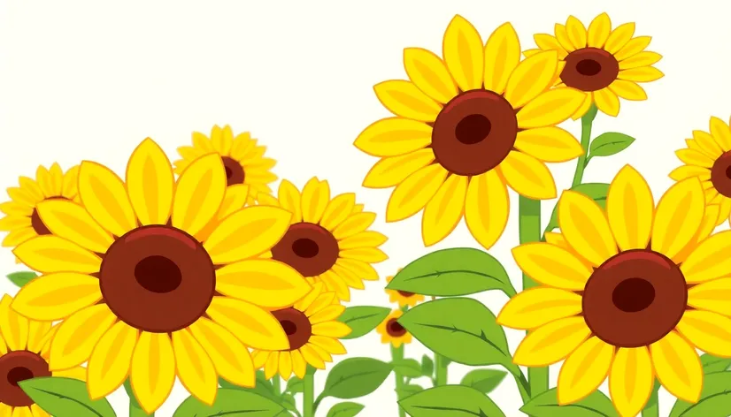 sunflower cartoon