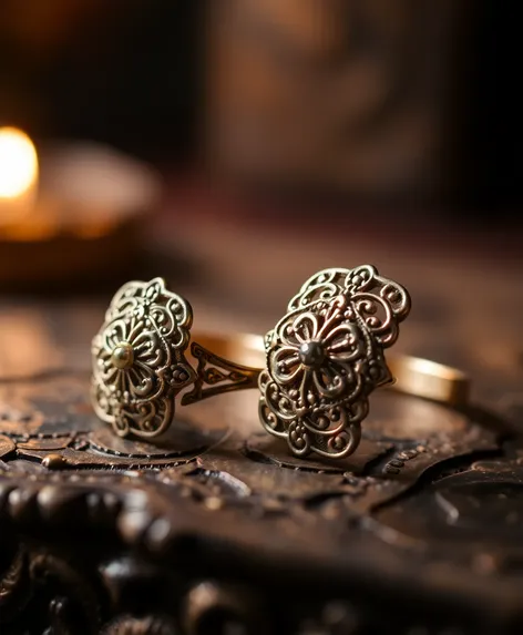 edwardian filigree rings