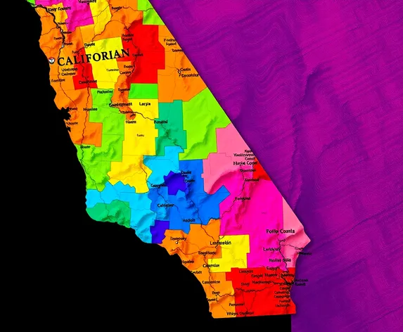 southern california county map