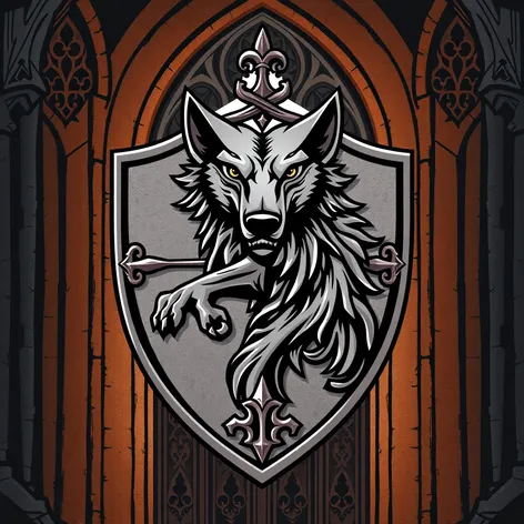 wolf crest shield