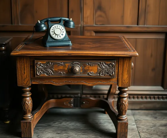 antique telephone table