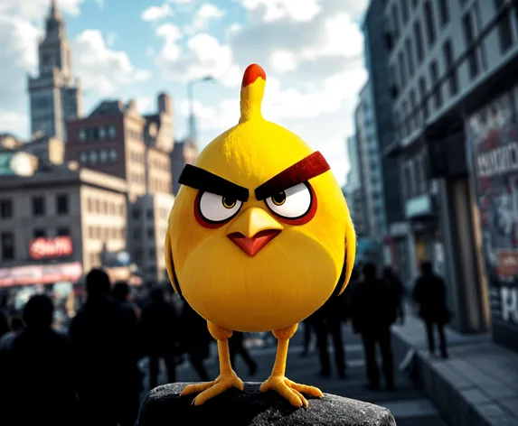 yellow angry bird