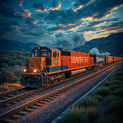 BNSF Railway Intermodal train