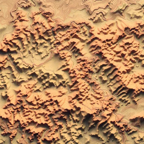 topographic map of piedmont