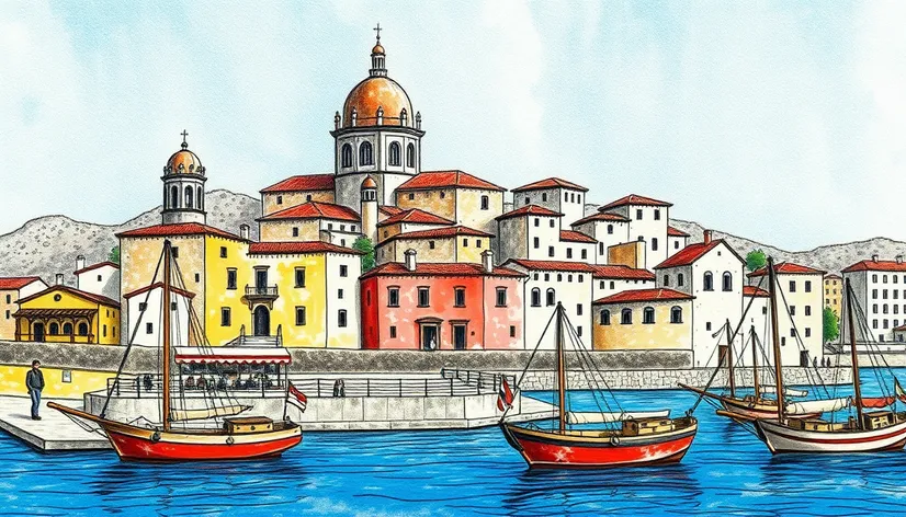 ancient drawing of kavala