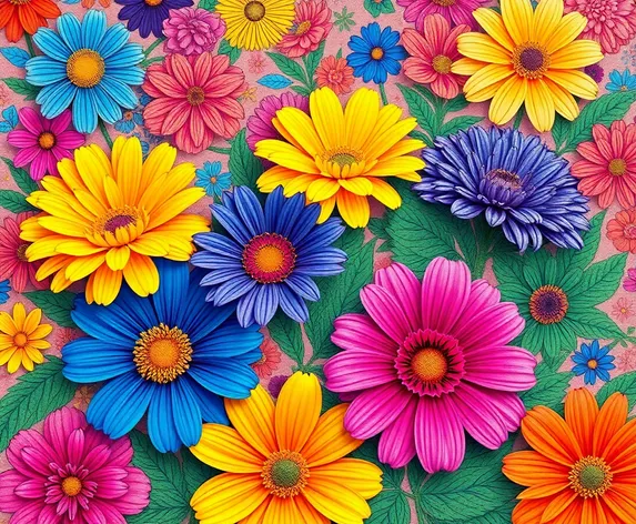 70s flowers