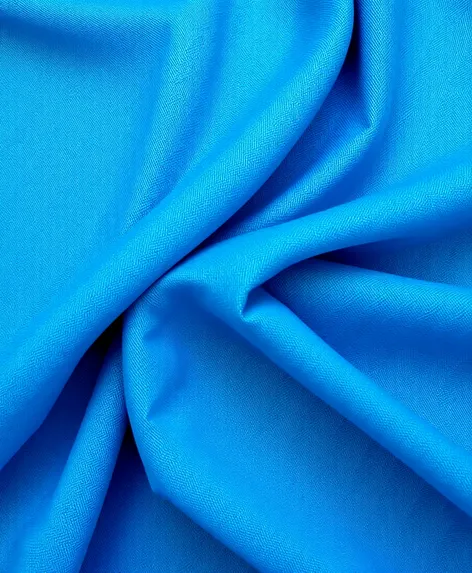 blue fabric