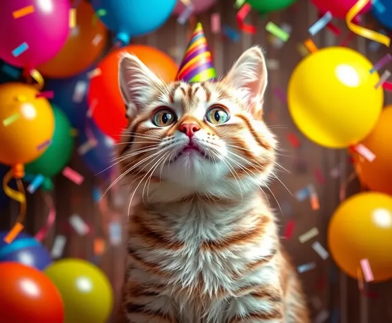 happy birthday cat images