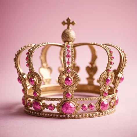 pink detailed royal crown