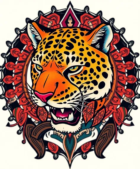 jaguar tattoo aztec