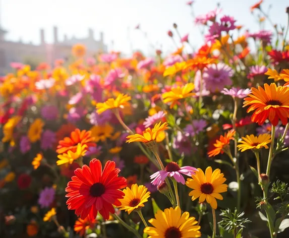 october flowers in tel