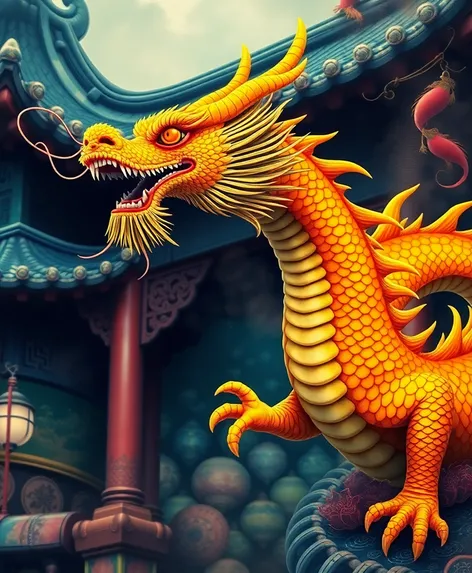 yellow dragon