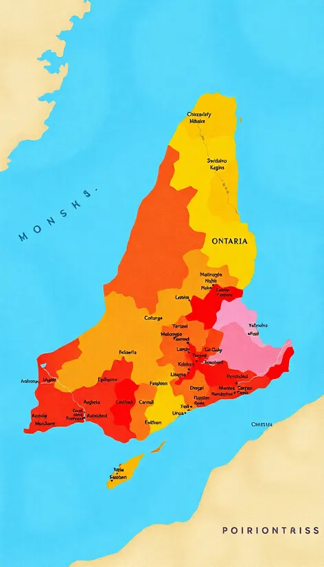 map of ontario