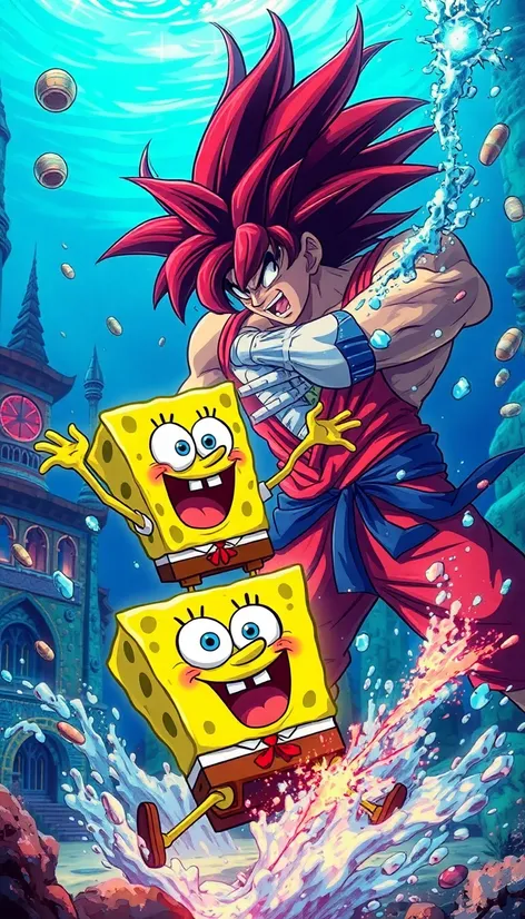 goku vs spongebob