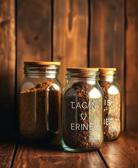 spice in jars