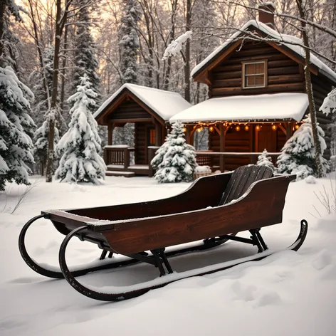 vintage sled