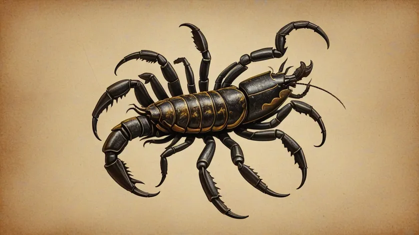 scorpion drawing