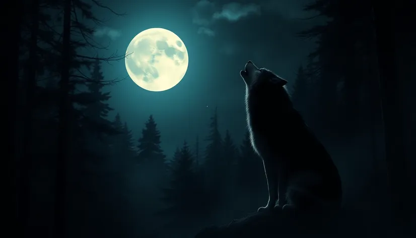 wolf howling pic