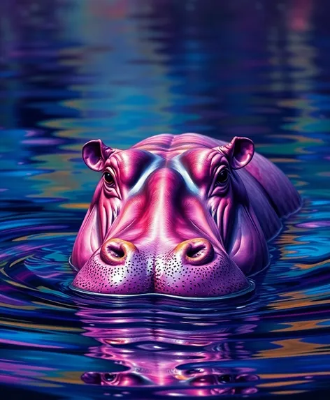 purple hippo