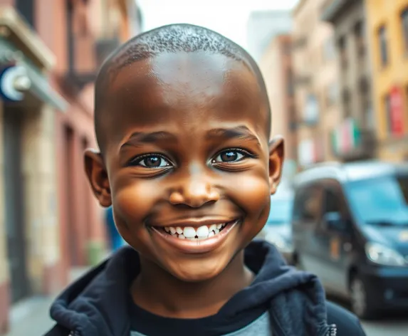 bald black kid